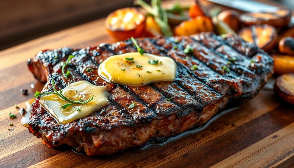 steak with cowboy butter